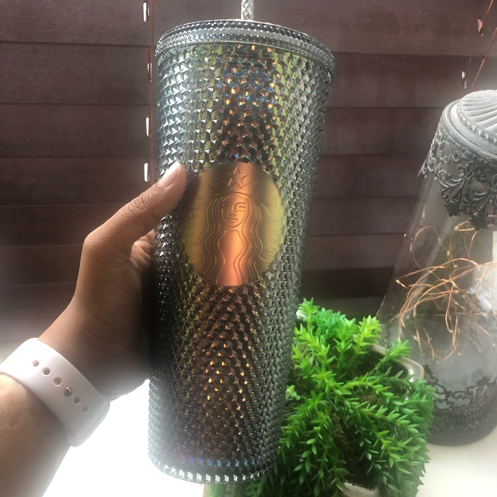 Starbucks Black Studded Iridescent Venti Cold Cup